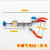 不锈钢烧瓶夹镀铬喷塑夹铁架台用夹实验室固定夹烧杯夹冷凝管夹子 单调节变向三爪夹