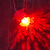 春节中秋灯笼伴侣专用led红灯泡带线室外光源发光大红色配件亮灯 旋转红光LED灯2米线单只