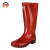 上海牌 139 高筒雨靴 PVC防滑耐磨防水鞋橡胶底雨靴劳保 深红42码