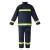 名典消防 02款消防服套装 上衣+裤子 抢险救援 阻燃隔热 舒适透气 加厚款 190 XXL码（可定制）