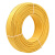 成天泰 电线电缆BV-450/750V-1*6平方 国标单芯单股铜芯硬线 100米/卷 黄色