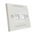康普COMMSCOPE 双口平口面板86型通用家装网络面板235001-2（不含模块）