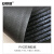 安赛瑞 双条纹PVC复合地垫 0.9×10m 条纹绒面PVC地毯垫 雨天吸水防滑走道通道地垫 灰色 13702