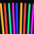 LZJV元族led灯管彩色t5一体化全套日光灯红蓝绿紫冰蓝光氛围舞台网红 紫光 5支装 0.3米