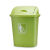 摇盖垃圾桶大容量30L40L60L户外物业带盖厨房商用特大号教室 加厚30L绿色有盖