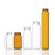 玻璃储存瓶EPA样品瓶20/30/40/60ml透明棕色吹扫捕集试剂瓶100个 有机玻璃储存瓶架 适用20ml
