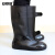 安赛瑞 高筒加厚防雨鞋套 防滑耐磨防水防雪男女脚靴套 黑色 44至45码 3G00049