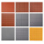 梯橙红缸砖30x30色吸水地砖简约现代潮广场透水砖室内滑仿 1 300*300