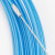 德威狮 圆头电线线槽线管光纤引线器 电工钢丝穿线器穿管器 蓝色5米(包胶)+束线器2个