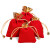袋首饰珠宝饰品包装红色绒布袋锦囊抽绳文玩束口小布袋定制 金边红9x7福字(50个装)0