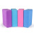 博森特瑜伽砖EVA防滑瑜伽枕儿童舞蹈练功砖 瑜珈垫辅助用品 紫色两块