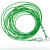 安达通 钢丝绳 户外楼顶室内挂晒被子神器晾衣架绿色包塑钢丝绳套装 4mm粗4米长（全套配件包） 