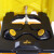 京酷 洗眼器53L推车式黄色实验室验厂专用双口冲洗紧急移动便携推车式
