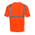 安大叔JJ-E774圆领反光T恤 3M安视透气反光材料 涤纶透气鸟眼布 荧光橙（加LOGO） XL