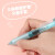 SAKURA日本樱花中性笔0.5三角杆学生考试专用黑色速干按压式水笔高颜值按动签字笔 卡其杆黑芯+3支笔芯