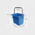 安格清洁AG6564 便携小桶6L（含盖子）颜色随机 商用物业长方形小型清洁储水桶塑料提水桶