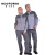 斯卡地尔（Scotoria）TC601长袖工作服套装 分体式春秋工服 舒适高棉 双灰色 L