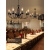 欧德澳广东中山灯具美式蜡烛吊灯创意简约铁艺欧式卧室餐厅灯吧台复古 3头-白色送全套LED光