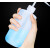 塑料洗瓶500ml挤压瓶弯头实验室挤压ldpe尖嘴冲洗瓶清洗瓶吹气瓶 白头洗瓶150ml 三个