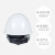 HKNA安全帽工地施工电力监理领导头盔男国标加厚透气 L99PE白色