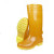 正耐利高筒雨鞋石板材工厂工矿劳保雨靴加厚牛筋底耐磨水鞋 黄色 正常码 44