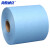 海斯迪克 工业无尘纸 擦拭纸除尘纸 吸油吸水无尘擦拭布无纺布 蓝色 12.5*38cm/卷(500片) HZL-167