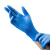 TWTCKYUS清洁专用橡乳胶餐饮级次一次性劳保手套PVC厨房加厚 国产蓝丁晴手套9寸(100只) S