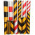 交通反光膜 防撞柱子杆 红白黄黑双色斜条纹警示电力标识贴纸 1.24米 黄黑斜纹 45.7米长