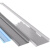 PVC配线槽盖板行线布线槽卡扣塑料滑盖25 30 35 40 50 60 80 100 浅灰色 80mm（（20米=10条） 80mm（（20米=