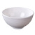 德曼柯仿瓷小碗汤碗米饭碗商用密胺白色火锅店调料碗饭店酒店专用碗餐具 5.5英寸白色方碗2143