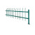 唯曼 折弯式草坪护栏篱笆栏杆篱笆围栏锌钢护栏花园围栏市政护栏绿化栅栏围栏栅栏 安装高度0.8米/1米价