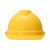 梅思安V-Gard-500ABS豪华型一指键帽衬V型有孔安全帽施工建筑工地防撞头盔黄色1顶