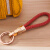 JOBON手工编织绳钥匙扣女简约创意时尚礼品汽车链锁匙扣钥匙 红色