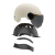 沸耐笙 FNS-27071 骑行头盔常规通用安全帽/非3C 喷漆浅粉茶色镜片 1顶