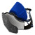 耐呗斯 KN95工业防尘口罩 防工业粉尘半面具（主体+承接座+过滤棉）8102SN 1套