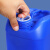 加厚级塑料桶水桶酒油壶5升公斤kg化工桶废液桶堆码桶方形桶 5L蓝色双层共挤（4个）