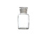 玻璃茶色化学瓶白色广口瓶玻璃瓶磨口瓶药棉瓶酒精瓶磨砂实验室用 60ml透明小口
