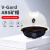 梅思安MSA 工地ABS安全矿帽PVC内衬10220086白色 定制品
