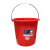 诗酌米桶盖子加厚桶子盖子塑料桶盖圆形米桶大号小号加厚水桶盖子单卖 18L 红盖子