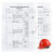 9F V型透气安全帽 工地建筑工程施工ABS安全头盔透气舒适 红色 JFAM-VT01（5个装）可印字定制