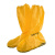 黄色防化学飞溅耐酸碱靴套一次性防护鞋套实验室胶条型K405 防化款鞋套一双 均码
