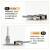 贝傅特 点胶机针头 工业用50mm加长空心单管平口精密不锈钢出胶针 23G-50MM(12个装） 