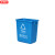 标燕 【蓝色40升带盖（可回收物】新国标垃圾分类垃圾桶带盖大号户外商用办公室厕所卫生间ZTTLJT-7803-18