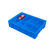 誉享之家 塑料分格箱 周转配件分隔大盒子分类多格螺丝加厚盒零件工具收纳盒B  大40格蓝色  单位：个