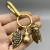 胖进（COZYGO）黄铜貔貅簸箕钥匙扣一叶生财葫芦汽车钥匙挂件个性挂饰吊坠礼物 实心小葫芦+簸箕耙犁