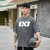 TAKE MOVE3x3篮球短袖投篮服美式男健身体育生球衣纯棉运动t恤上衣训练服 白色 XXL码/180-185cm，190斤
