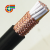 RVVP24芯1平方国标多股软丝铜屏蔽航空插头电缆线 100米每卷价格 24芯 x 1平方毫米