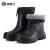 捷诺立（JNL）棉雨靴男士加绒低筒雨鞋劳保防水鞋子保暖黑色43码 Y51033