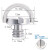 吊环四分之一相机螺丝1/4云台三脚架不锈钢3/8快拆C环快装板螺钉 SJ3008 1/4螺丝【2只价格】