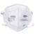 申友 KH0032 头戴式KN95口罩 工业防粉尘五层呼吸防护挂耳款成人口罩 50只/盒 